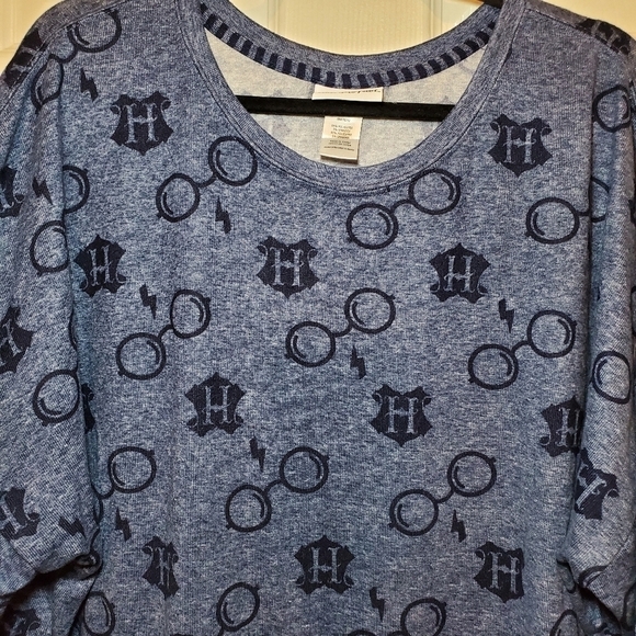 Harry Potter Wizarding World Long Sleeve Blue Sweater XXL - Picture 3 of 11